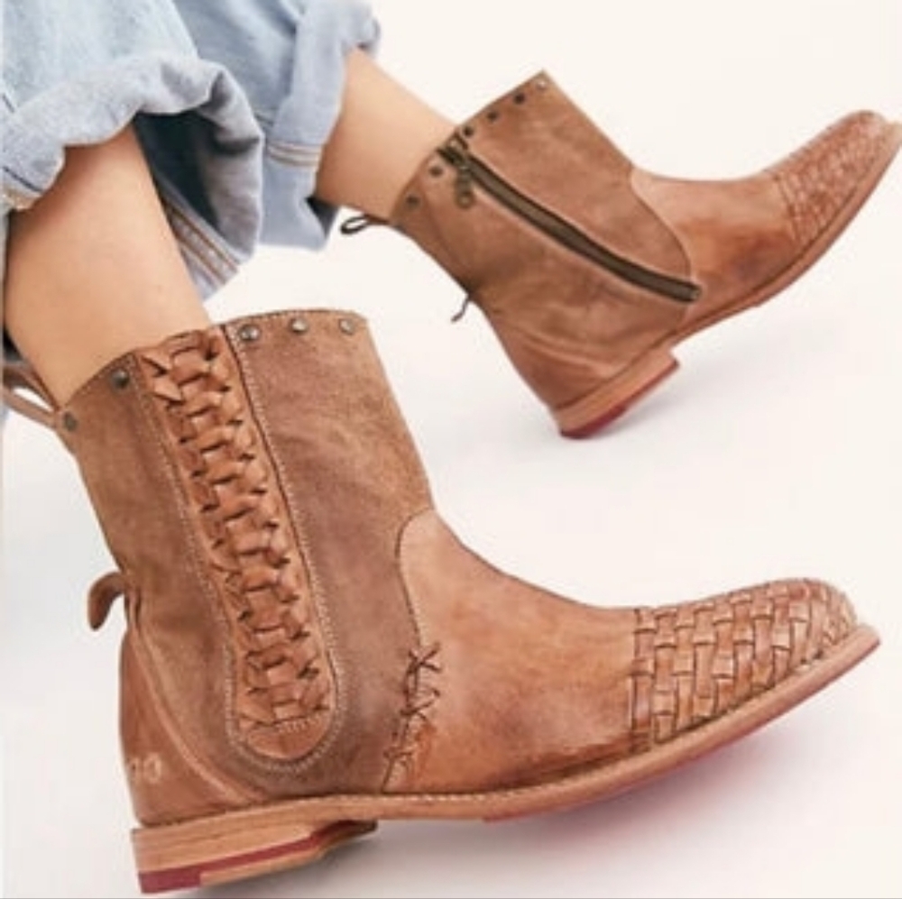 Bed Stu Baxter Bootie In Tan Leather